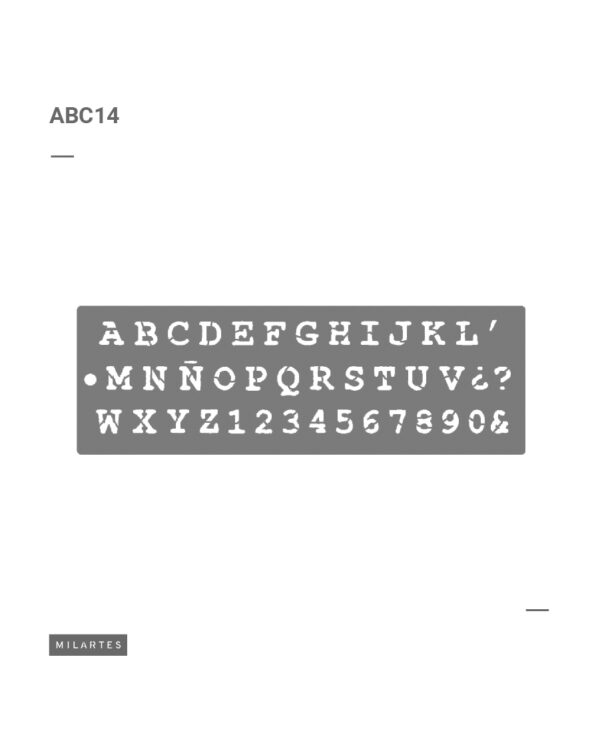 ABC 14 Letras