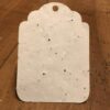 Tarjeta de papel reciclado