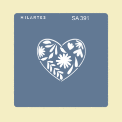 SA391 Corazón Flores